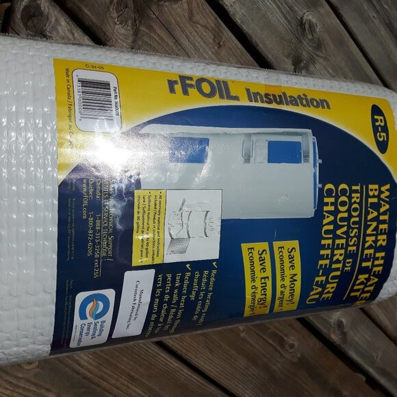 R-5 Water Heater Blanket Cover Up to 60gallon tank - Picture 5 of 5